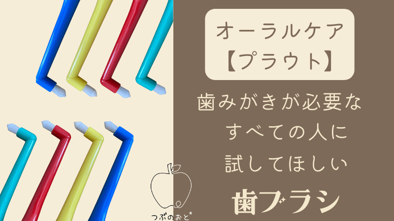 オーラルケア【プラウト】歯ブラシの使い方・歯のザラつきが気になる人にオススメ！